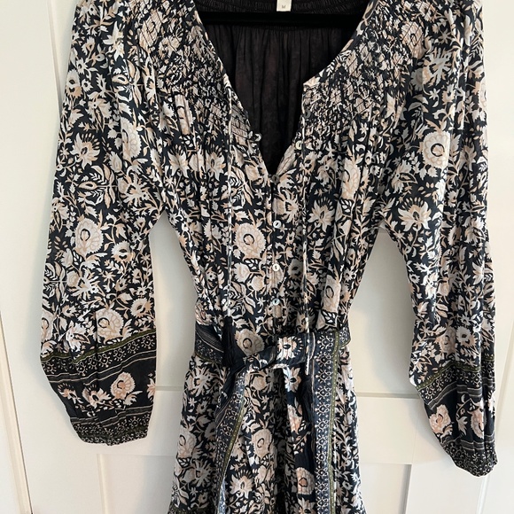 Cleobella Elly Mini Dress in Tripura Block Print Medium - Picture 10 of 12